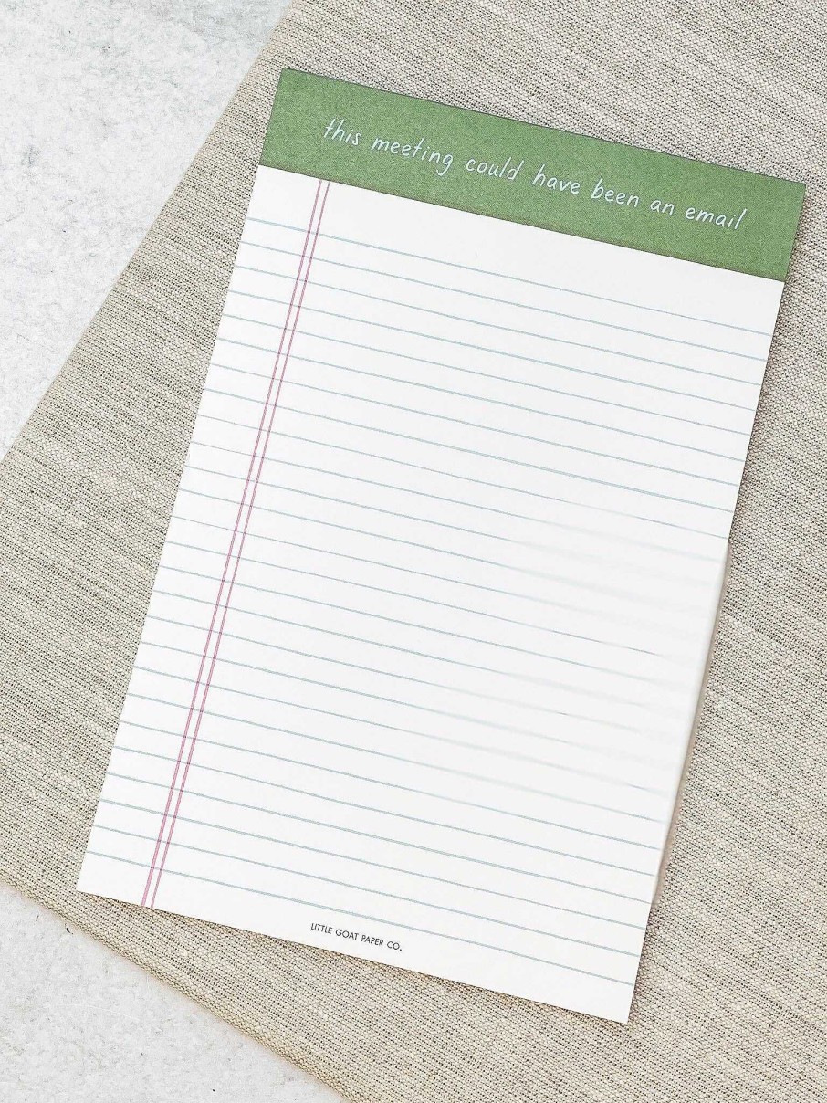 Home Decor Tiny Hooray | This Meeting Could Have Been An Email Notepad