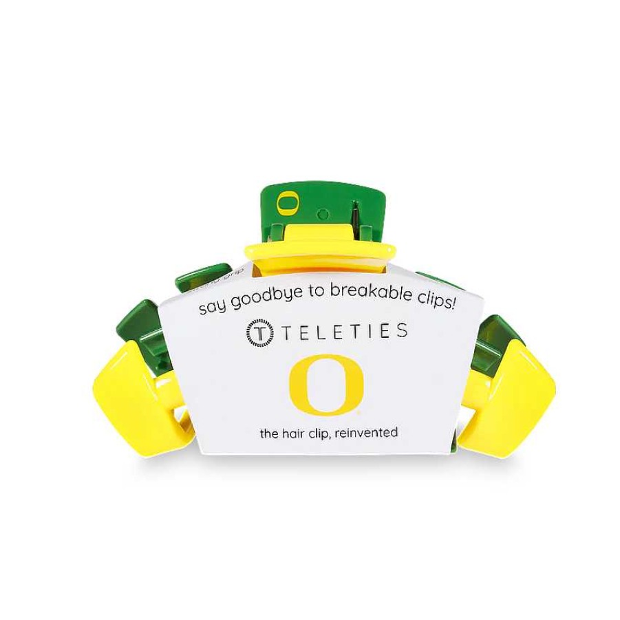 Accessories Teleties Hair Ties & Clips | Medium Teleties Claw Clip - University Of Oregon