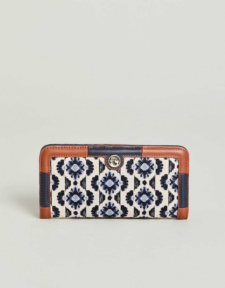 Accessories Spartina Wallets | Marsh Boardwalk Colorblock Snap Wallet By Spartina