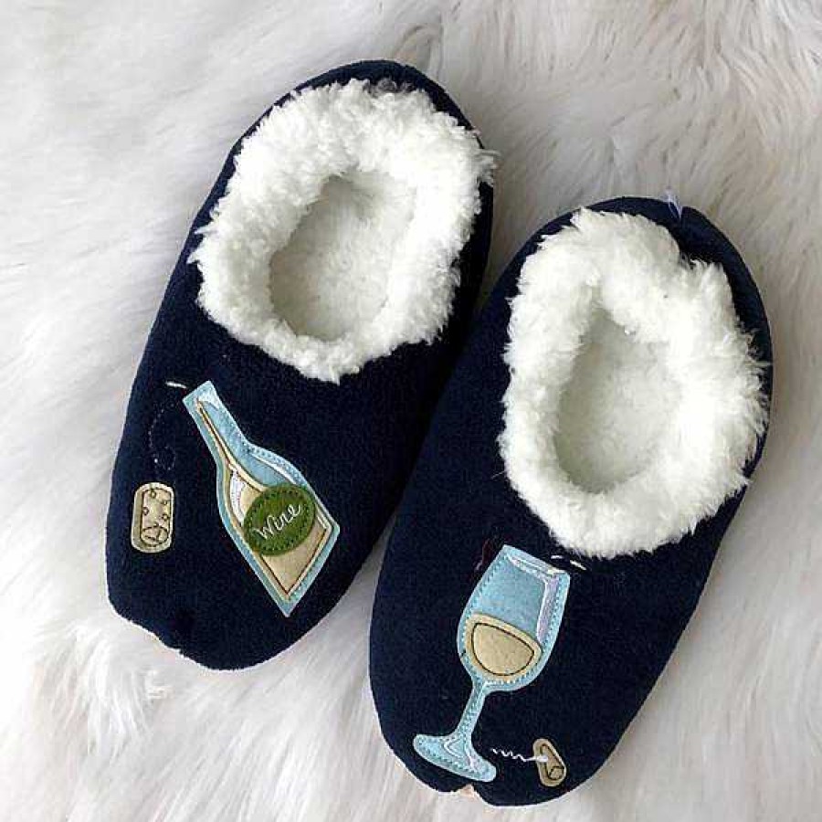 Shoes Snoozies! | Snoozies! Slippers - Bottle Of White (Navy)