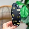 Accessories Prep Obsessed TL Headbands | 2024' Grad Embellished Headband - Black