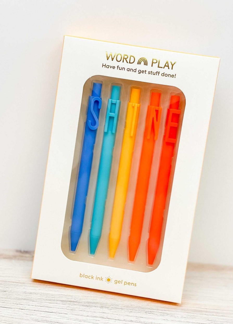 Home Decor Snifty | Shine' Word Play Pen Set