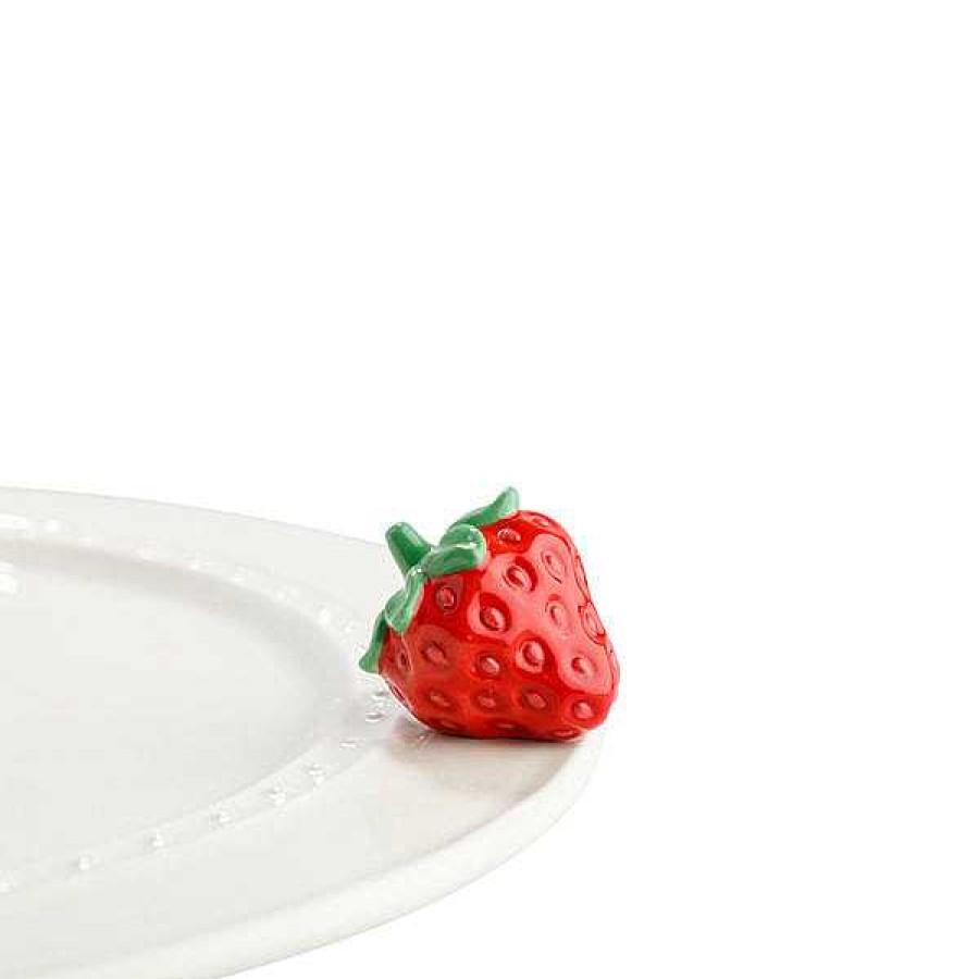 Home Decor Nora Fleming | Juicy Fruit Strawberry Mini By Nora Fleming