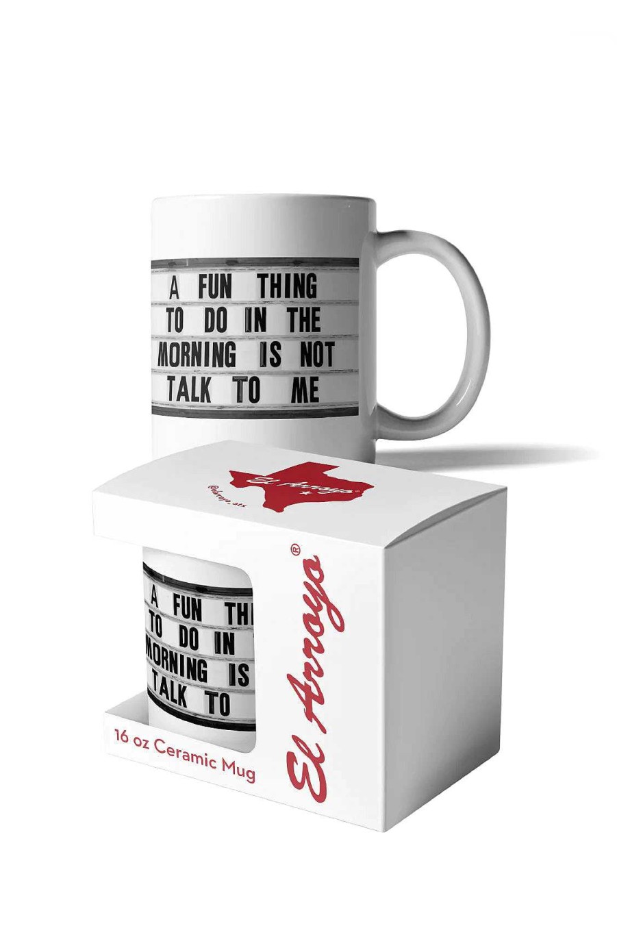 Home Decor El Arroyo | A Fun Thing To Do In The Morning Is Not Talk To Me' Coffee Mug