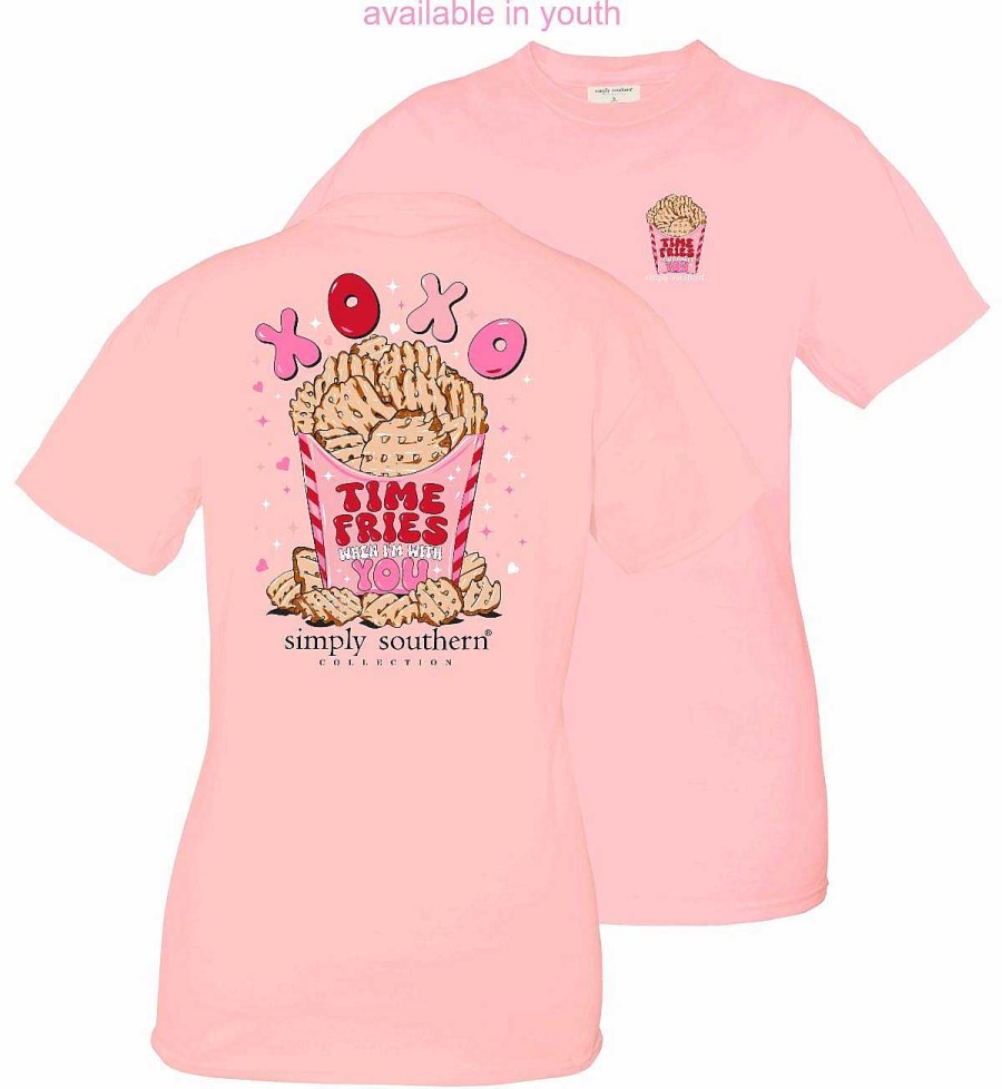 Clothing Simply Southern Short Sleeve | Time Fries When I'M With You' Short Sleeve Tee By Simply Southern