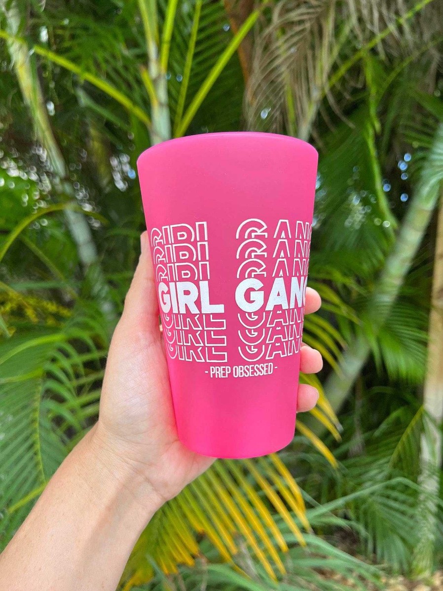 Home Decor SiliPint | Girl Gang' 16 Oz Silicone Pint Glass