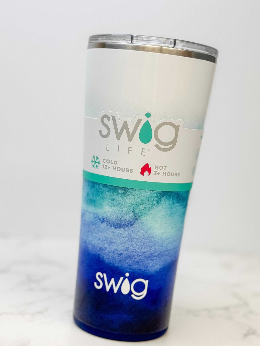 Home Decor Swig | Sapphire 22 Oz Stainless Steel Tumbler By Swig