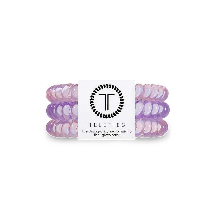 Accessories Teleties Hair Ties & Clips | Teleties Hair Tie - Small Band Pack Of 3 - Checked Out