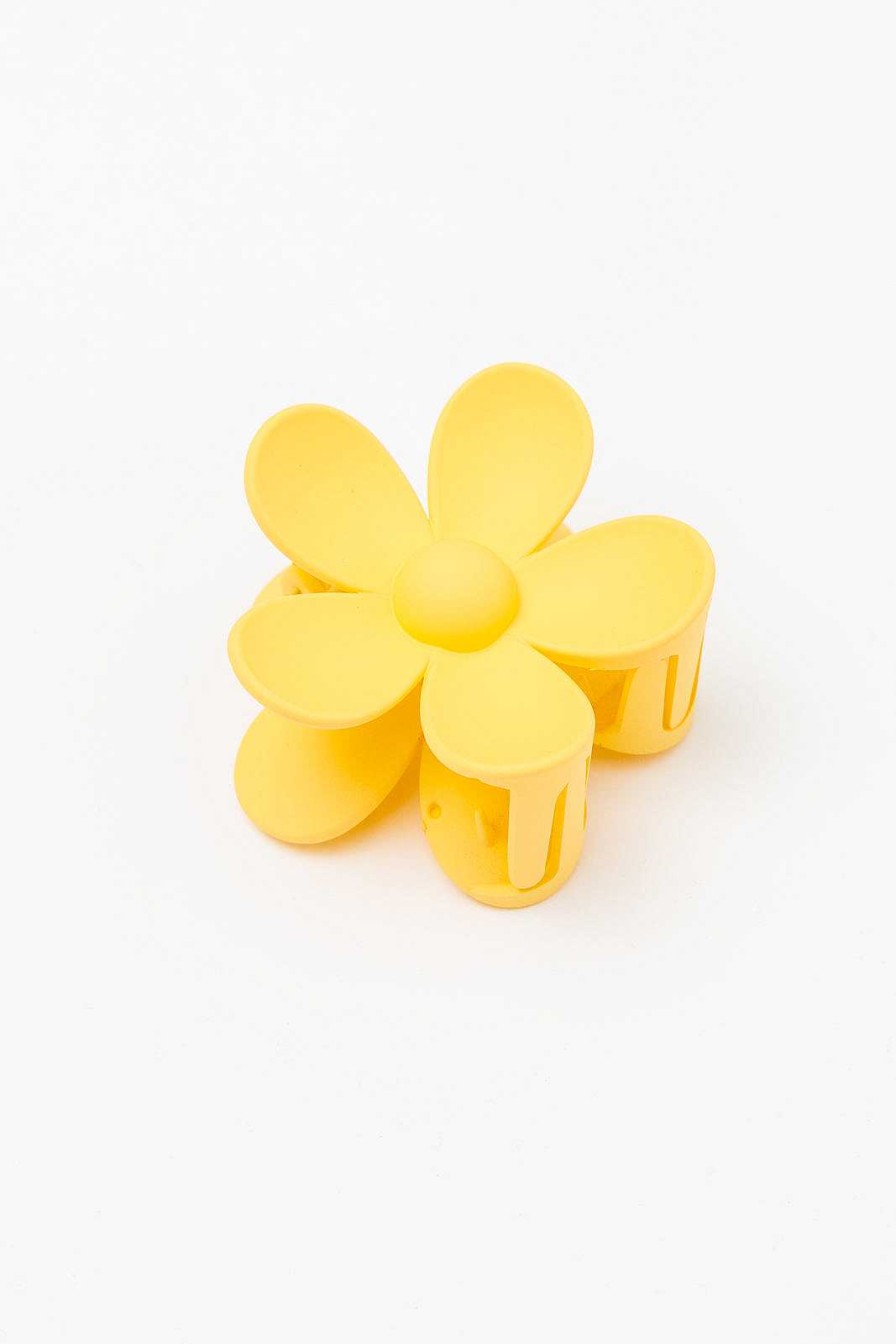 Accessories Ave Shops Hair Ties & Clips | Daisy Claw In Yellow (Ships In 1-2 Weeks)