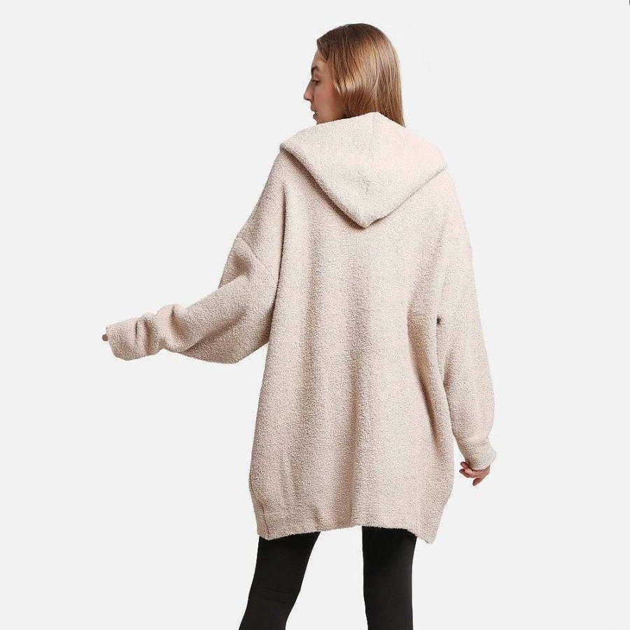 Home Decor Judson & Co | Oversized Wearable Blanket Hoodie - Beige