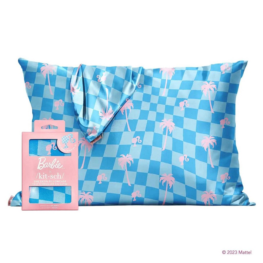 Home Decor Kitsch | Barbie X Kitsch Satin Pillowcase - Malibu Barbie