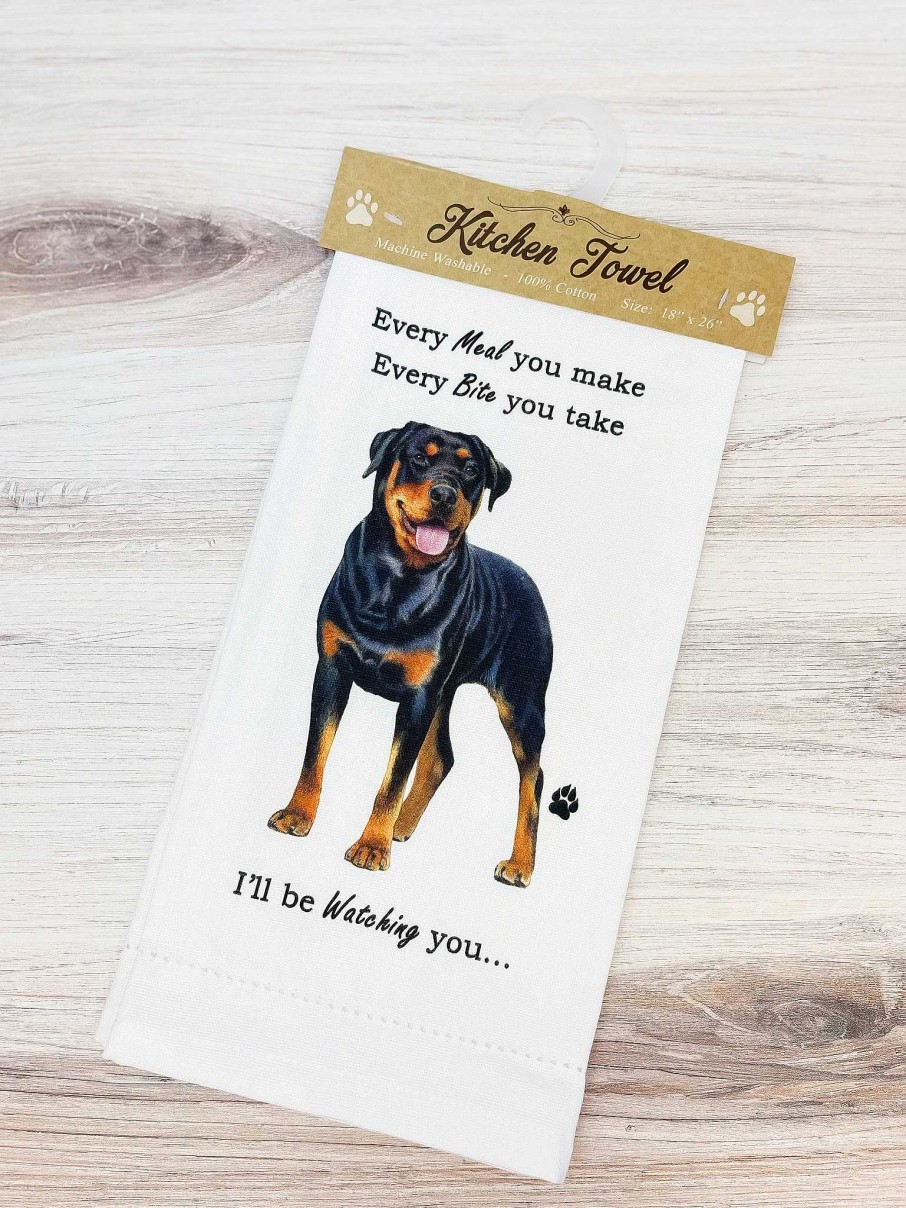 Home Decor E&S Pets | Rottweiler Kitchen Towel