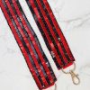 Accessories Prep Obsessed TL Crossbody Bags | Sequin Purse Strap - Red & Black