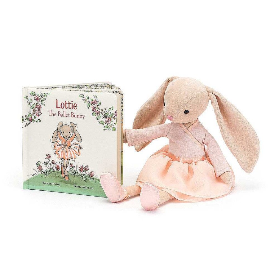 Home Decor Jellycat | Lottie The Ballet Bunny Book By Jellycat