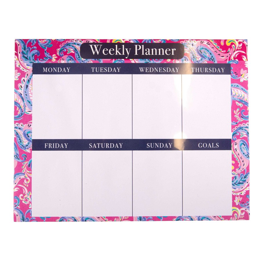 Home Decor Simply Southern | Paisley Weekly Calendar By Simply Southern