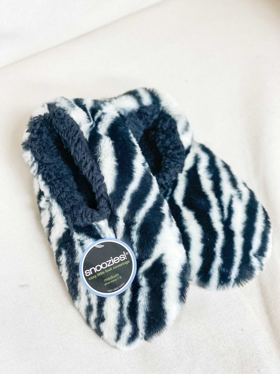 Shoes Snoozies! | Snoozies! Slippers - Wild Side Classic Zebra