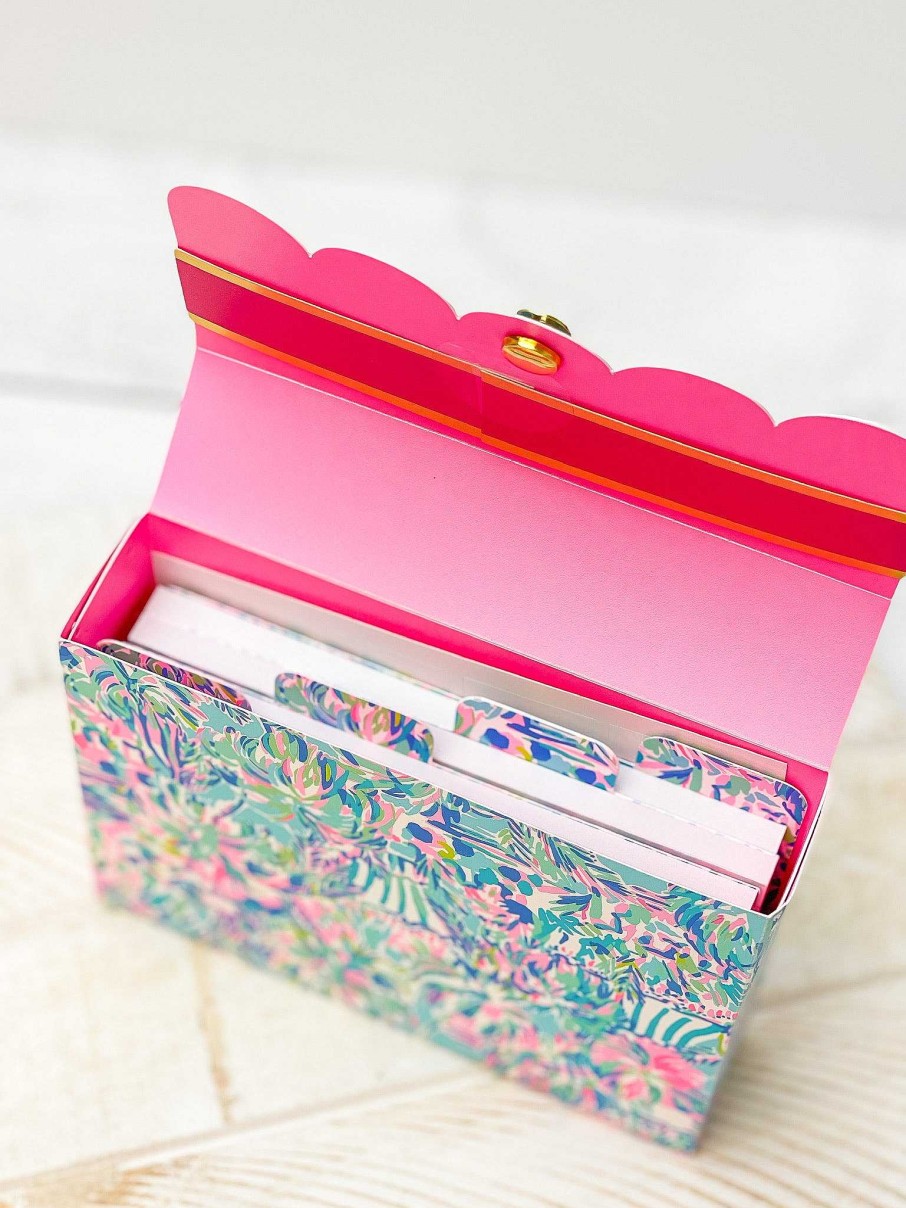 Home Decor Lilly Pulitzer | Study Notecard Set In Cabana Cocktail By Lilly Pulitzer