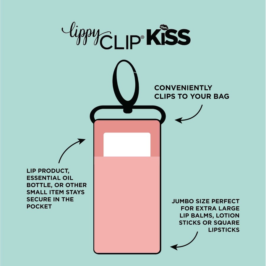 Clothing LippyClip® Denim | Classic: Navy Lippyclipkiss For Larger Lip Balms, Essential Oil Rollers, And More (Ships In 2-3 Weeks))