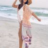 Clothing Grace and Lace Kimonos | Border Print Mykonos Kimono By Grace & Lace