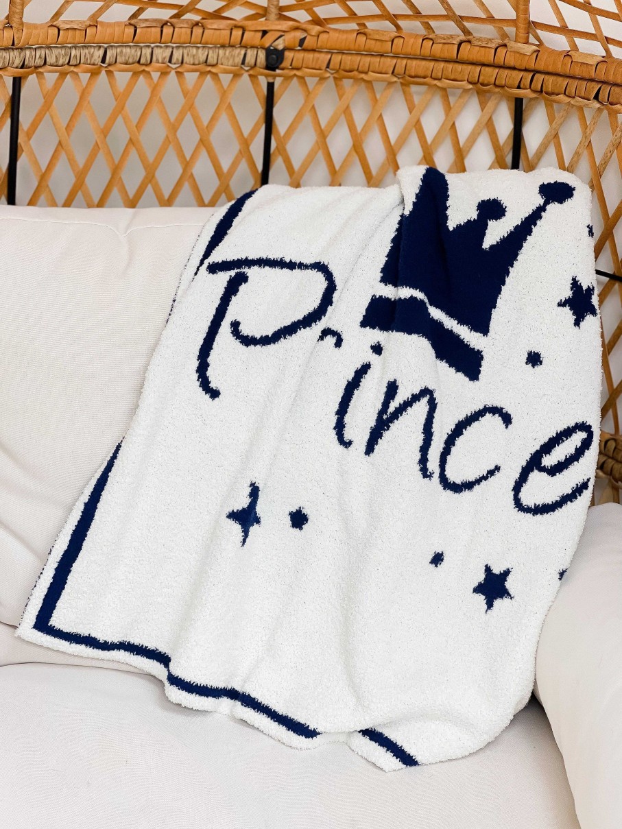 Home Decor Prep Obsessed JTC | Luxury Cozy Baby Blanket - Prince