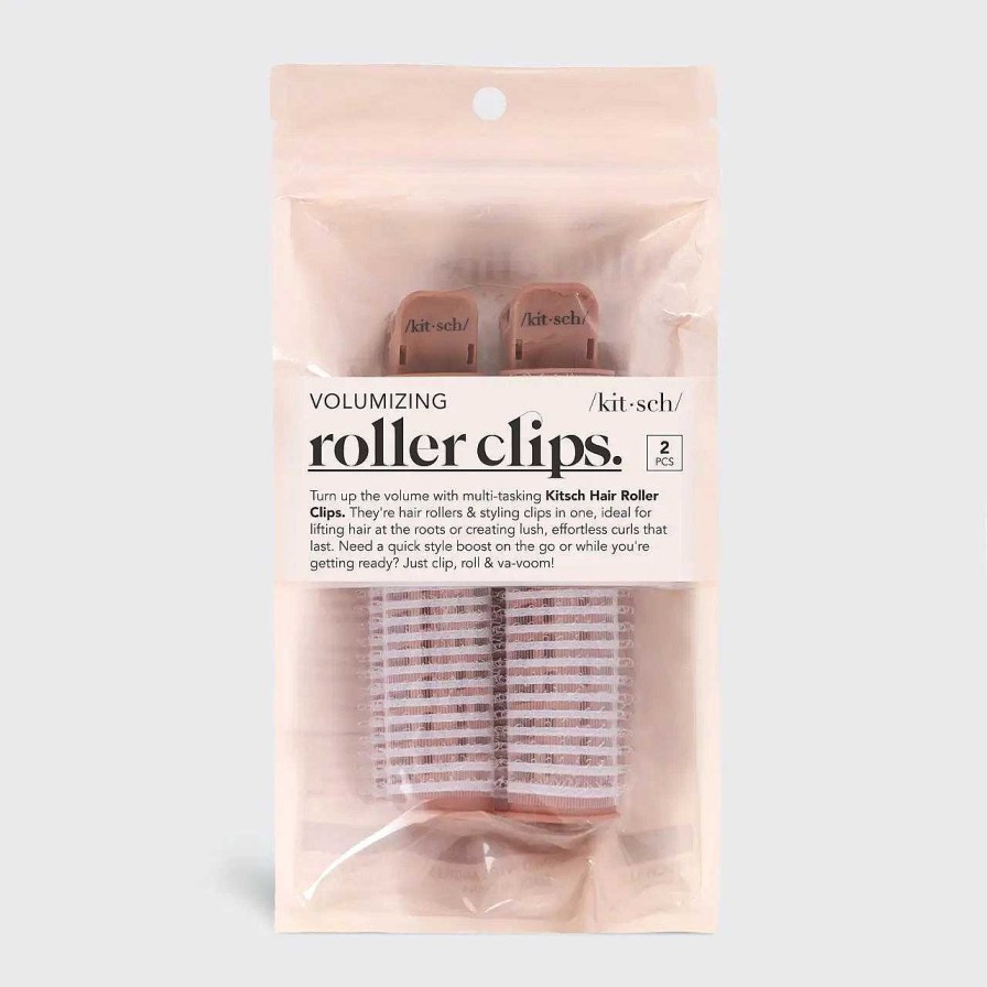 Accessories Kitsch Hair Ties & Clips | Volumizing Roller Hair Clips Set