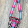 Accessories Simply Southern Crossbody Bags | Leopard Neoprene Phone Crossbody By Simply Southern