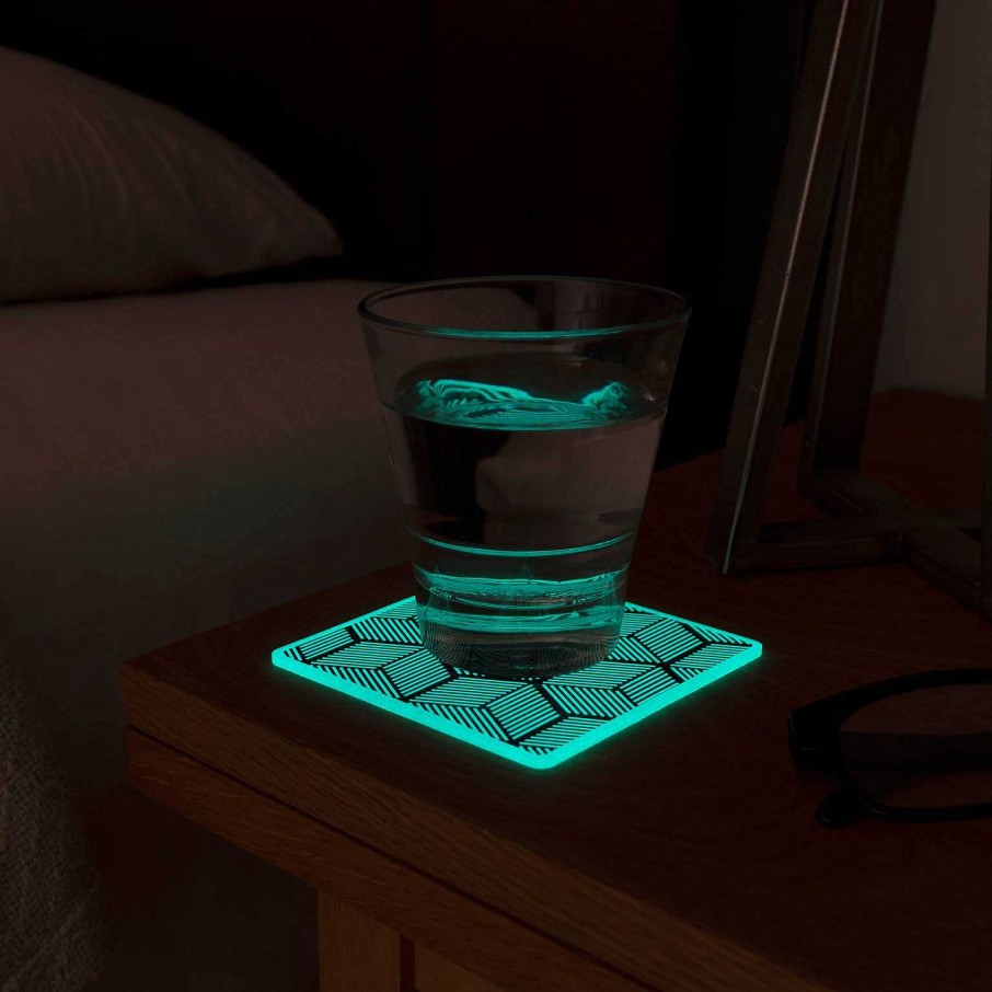 Home Decor 30 Watt | Glow In The Dark Coaster Set