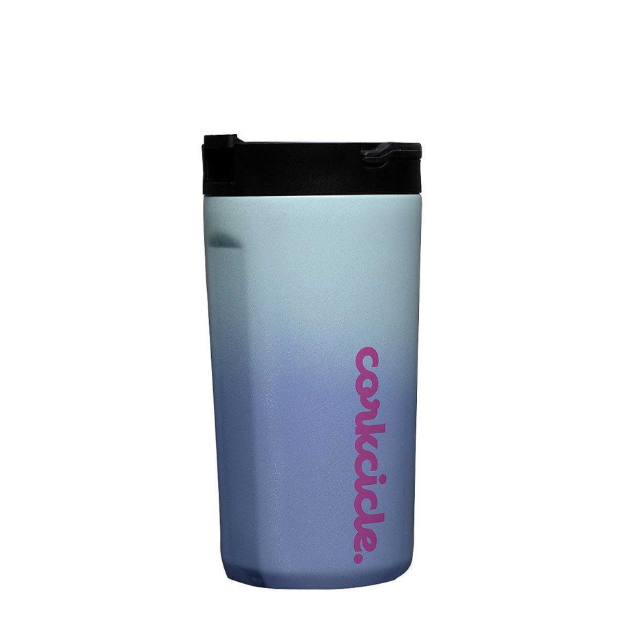 Home Decor Corkcicle | Ombre Ocean 12 Oz Stainless Steel Kids Cup By Corkcicle