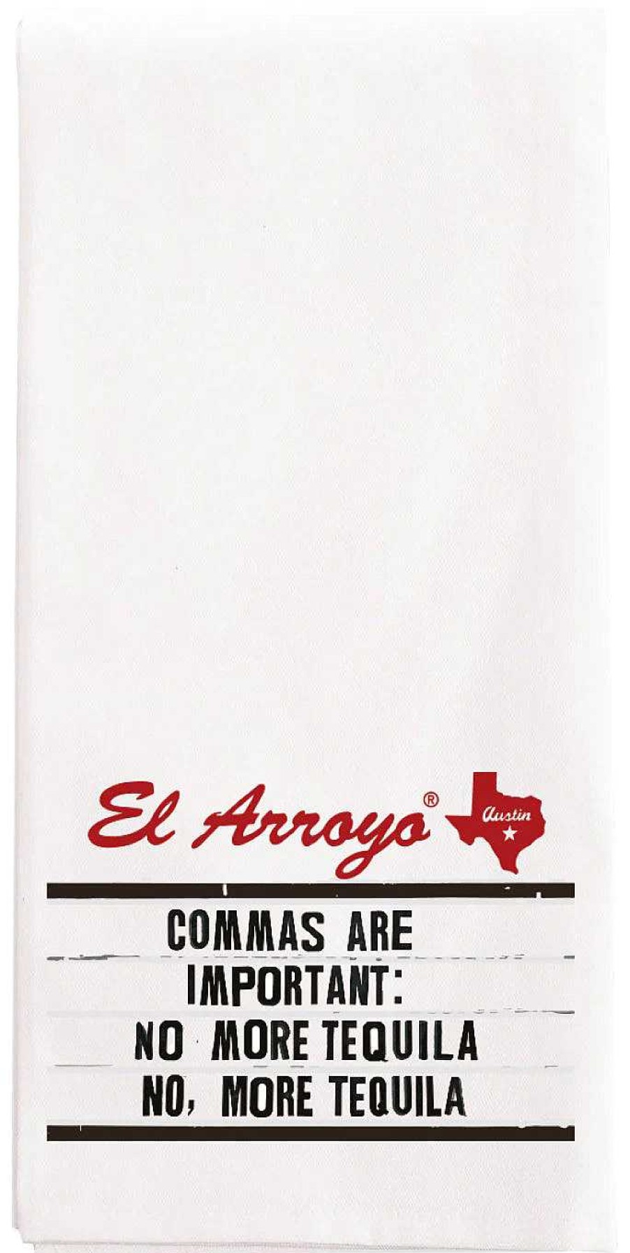 Home Decor El Arroyo | Commas Are Important' Tea Towel