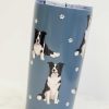 Home Decor E&S Pets | Border Collie Stainless Steel Tumbler