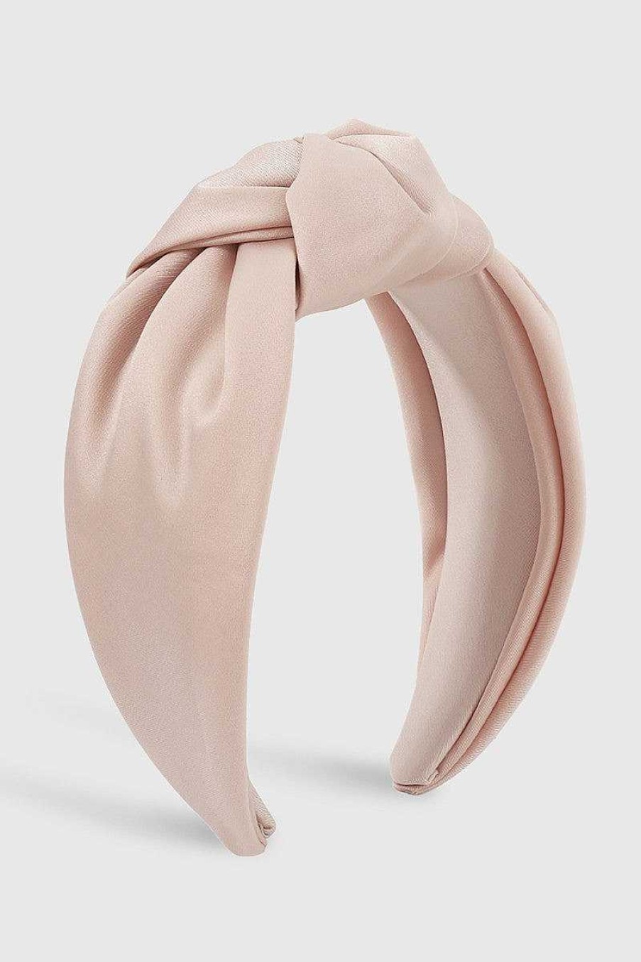 Accessories Medy Jewelry Headbands | Satin Top Knot Headband - Pink