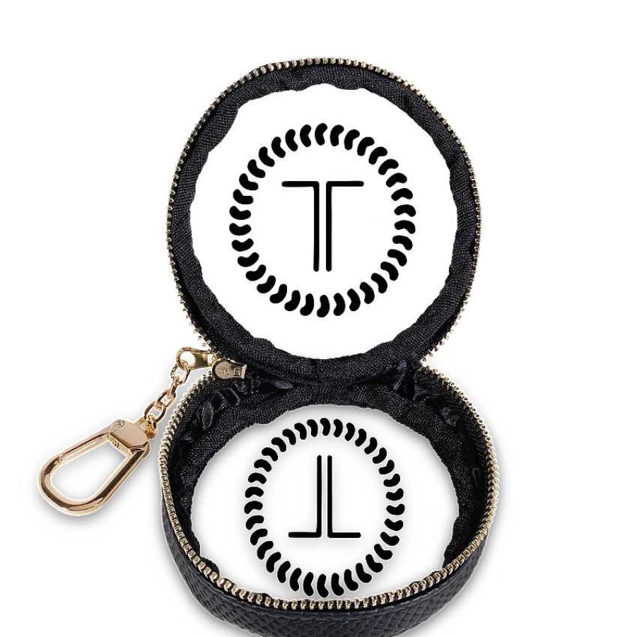 Accessories Teleties Tote Bags | Black Teletote Keychain By Teleties