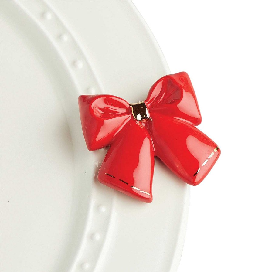 Home Decor Nora Fleming | Wrap It Up Bow Mini By Nora Fleming