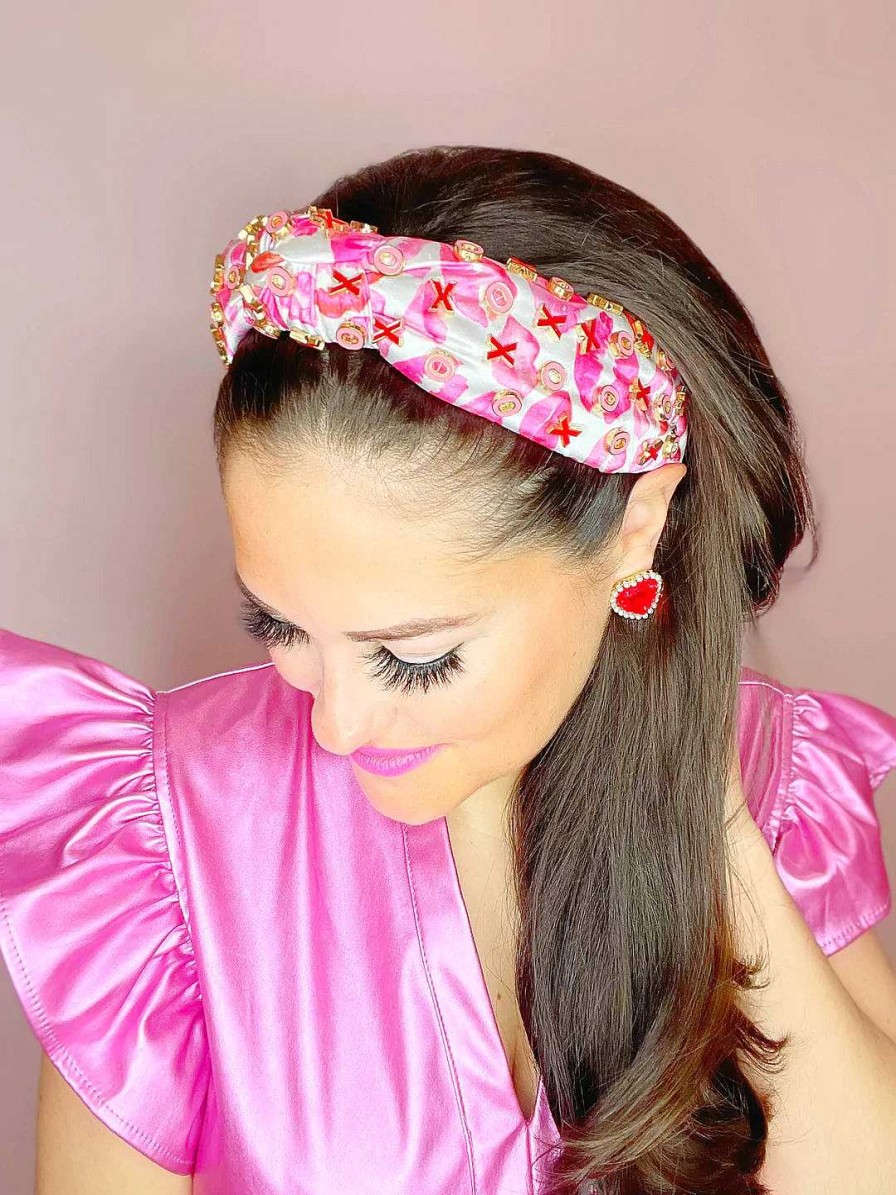 Accessories Brianna Cannon Headbands | Xoxo' Charm Knotted Headband By Brianna Cannon