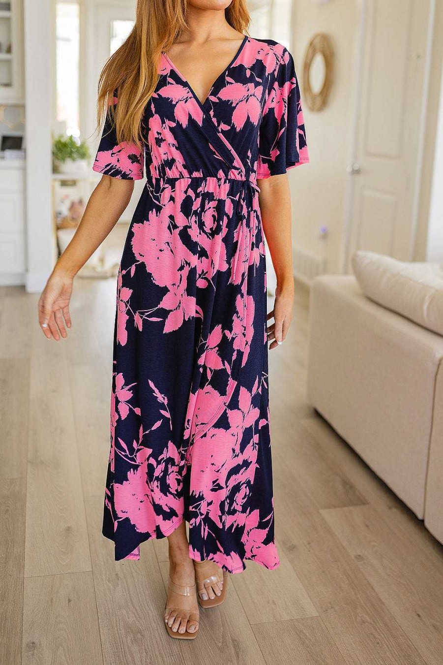 Clothing Ave Shops Maxi Dresses | Cheer Me Up Floral Maxi Dress (Ships In 1-2 Weeks)