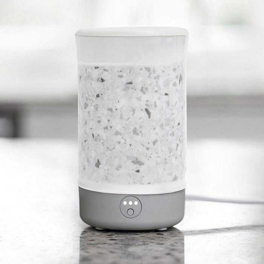 Home Decor Faire Happy Wax | Signature Wax Warmer By Happy Wax - White Terrazzo