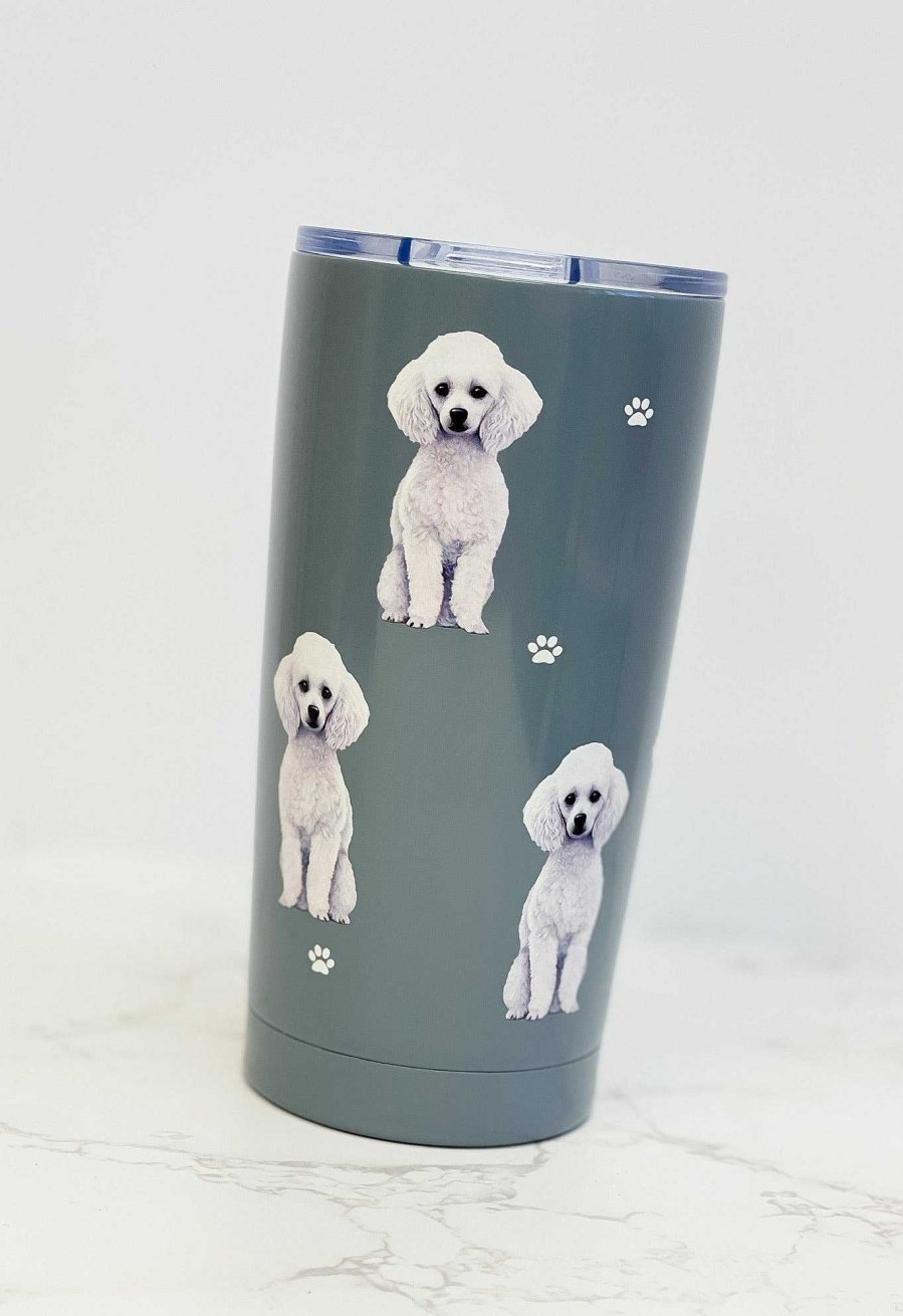 Home Decor E&S Pets | Poodle Stainless Steel Tumbler