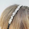 Accessories Prep Obsessed FC Hair Ties & Clips | Glitzy Rhinestone Skinny Headband - Clear