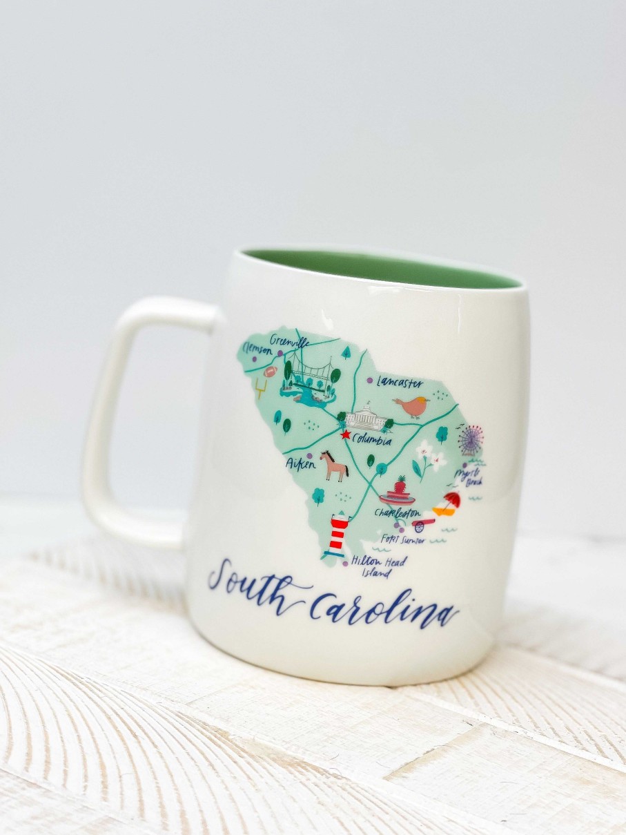 Home Decor Mary Square | South Carolina Ceramic Mug