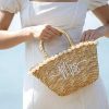 Accessories Shiraleah Tote Bags | Perla 'Mrs' Natural Mini Tote