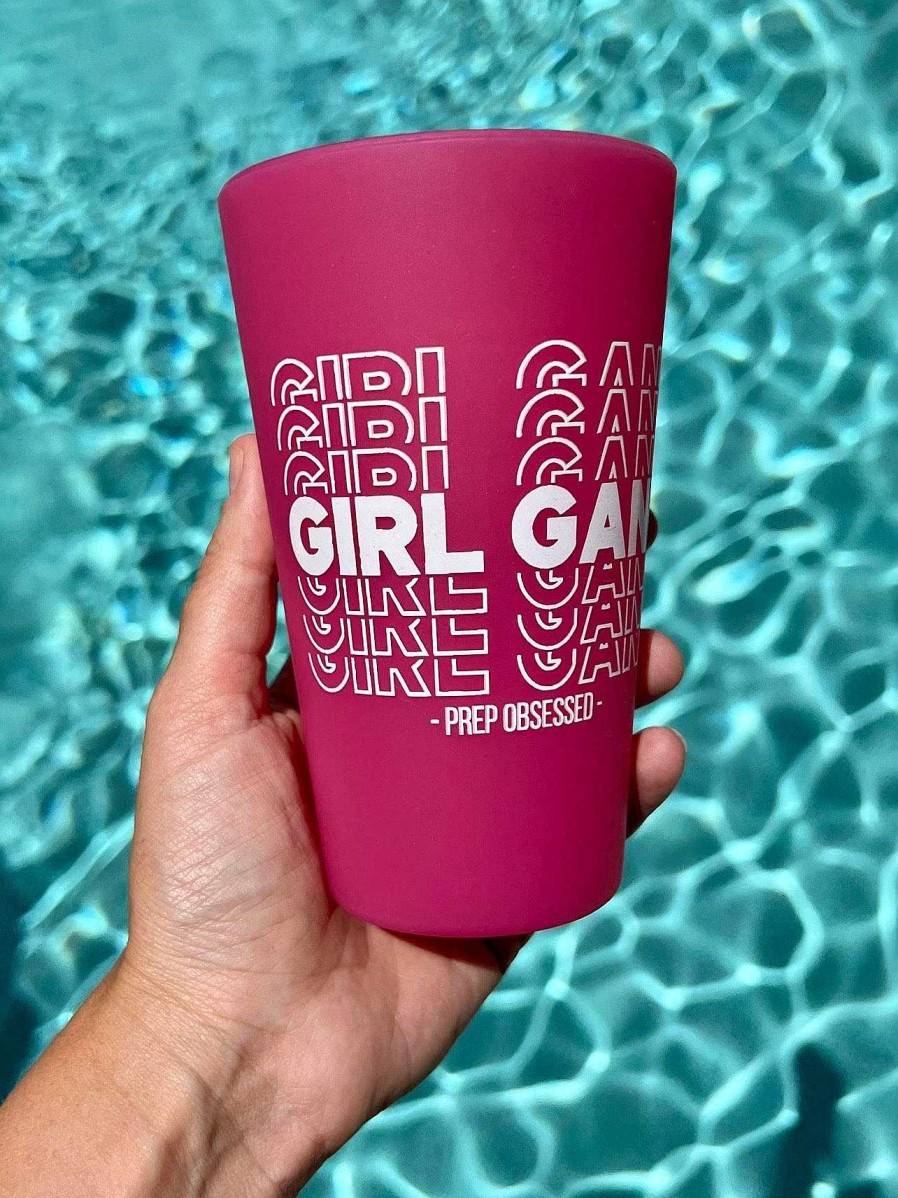 Home Decor SiliPint | Girl Gang' 16 Oz Silicone Pint Glass