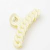 Accessories Ave Shops Hair Ties & Clips | Spiral Claw Clip In Light Yellow (Ships In 1-2 Weeks)