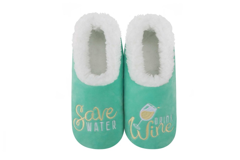 Shoes Snoozies! | Snoozies! Slippers - Save Water, Drink Wine