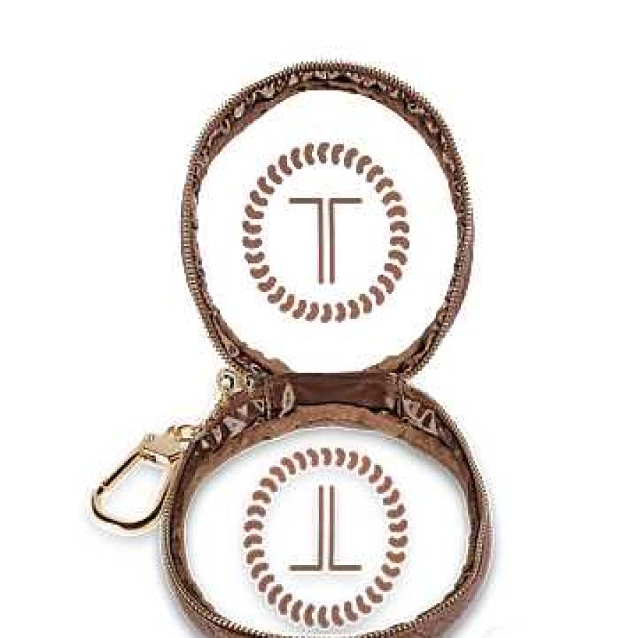 Accessories Teleties Hair Ties & Clips | Mocha Teletote Keychain By Teleties