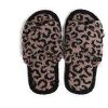 Shoes Prep Obsessed JTC | Leopard Criss Cross Fuzzy Slippers - Coffee