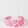 Accessories Violet & Brooks Hair Ties & Clips | Rebecca Pompom Headband - Rose