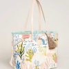 Accessories Spartina Tote Bags | Mermaid Sea Jetsetter Tote By Spartina