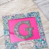 Home Decor Lilly Pulitzer | Printed Monogram Sticker By Lilly Pulitzer - G