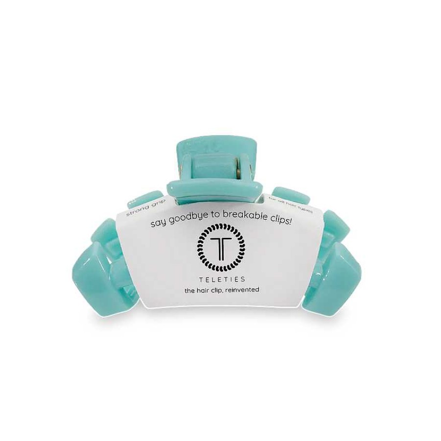 Accessories Teleties Hair Ties & Clips | Tiny Teleties Claw Clip - Baby Blue