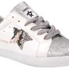 Shoes Simply Southern | Silver Glitter Star Sneakers By Simply Southern